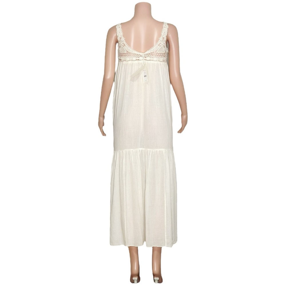 ULLA JOHNSON Rowena Coverup Dress, Ivory, P/XS - Picture 8 of 13